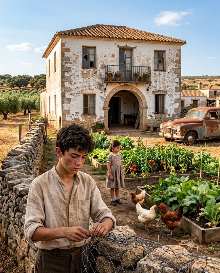 «TU PADRASTRO NOS ABANDONÓ EN UNA CASA EN RUINAS… ASÍ QUE LA CONVERTISTE EN UNA GRANJA MILLONARIA Y ARRUINASTE SU PLAN DE REGRESO»