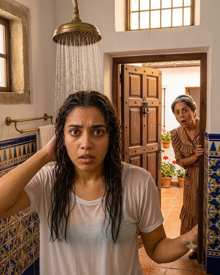 Cada noche, mi nuera pasaba más de una hora en la ducha — Una noche, escuché en la puerta y llamé de inmediato a la policía…